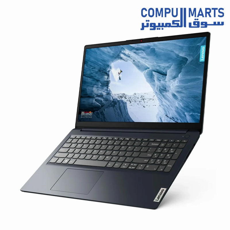 Lenovo Ideapad 1 15IAU7 Laptop (Intel Core i3-1215U - 8GB Ram - M.2 NVMe 256GB - Intel UHD Graphics - 15.6 Inch HD) - Abyss Blue