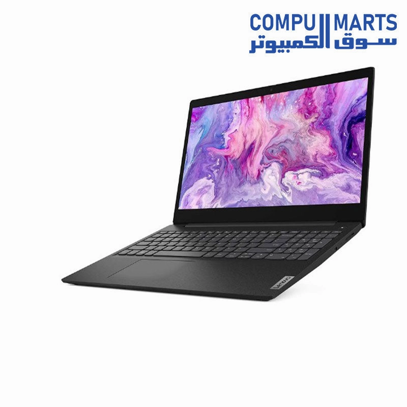 Lenovo IdeaPad 3 Laptop, Intel Core i3-1005G1, 15.6 Inch, 1TB HDD, 4GB RAM, Intel UHD Graphics, Dos - Black - Black