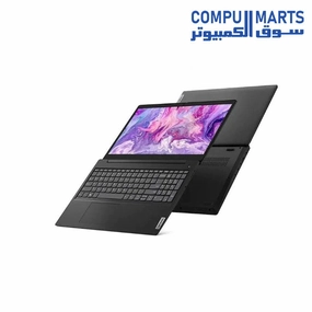 Lenovo IdeaPad 3 Laptop, Intel Core i3-1005G1, 15.6 Inch, 1TB HDD, 4GB RAM, Intel UHD Graphics, Dos - Black - Black mini pc,computer