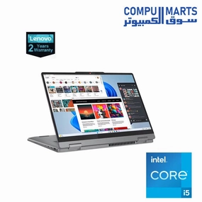 Lenovo IdeaPad 5 2-in-1 14IRU9 Laptop Intel Ci5 120U 8GB RAM, 512GB SSD, Intel Graphics, 14" WUXGA Touch Screen, Win11, Luna Grey   Pen - 83DT0090ED mini pc,computer