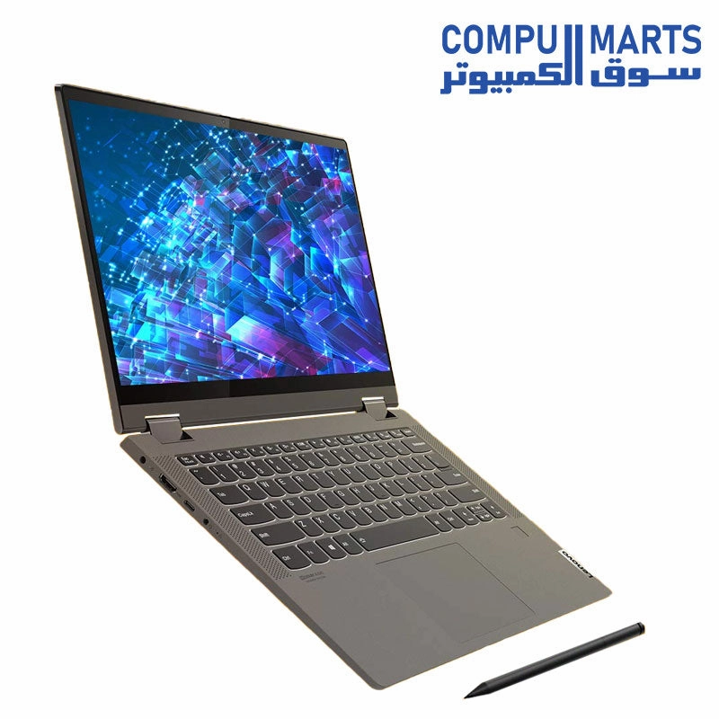 Lenovo IdeaPad Flex 5 2n1 convertible- i5-1135G7, 8GB RAM, 256GB SSD, Intel Iris Xe Graphics, 14" FHD (1920x1080) IPS 250nits 10-point Multi-touch, FingerPrint, Windows 11