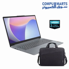 Lenovo IdeaPad Slim 3 15IAH8 Intel Core i5-12450H 8 Core - 8GB DDR5 4800 - 512GB SSD NVME - Intel UHD Graphics - 15.6 FHD 300nits - Fingerprint - Win 11 - 2Y Warranty - Lenovo 15.6" Laptop Casual Toploader BAG (83ER007YED) mini pc,computer