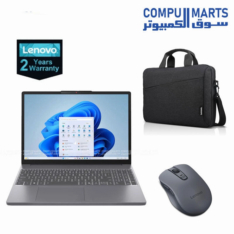 Lenovo IdeaPad Slim 3 15IRH10 i5-13420H, 16GB DDR5  512GB SSD, 15.3" WUXGA (1920x1200) IPS 300nits Anti-glare 45% NTSC 60Hz, Dos Aluminium  Lenovo WL310  Bluetooth Silent Mouse Lenovo Topload T210 Black 2 Years Warranty  83K100FLED mini pc,computer