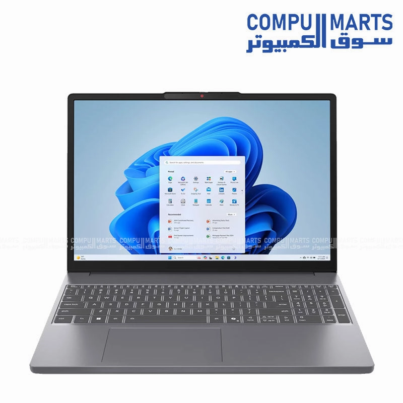 Lenovo IdeaPad Slim 3 15IRH10 i5-13420H, 16GB DDR5  512GB SSD, 15.3" WUXGA (1920x1200) IPS 300nits Anti-glare 45% NTSC 60Hz, Dos Aluminium  Lenovo WL310  Bluetooth Silent Mouse Lenovo Topload T210 Black 2 Years Warranty  83K100FLED