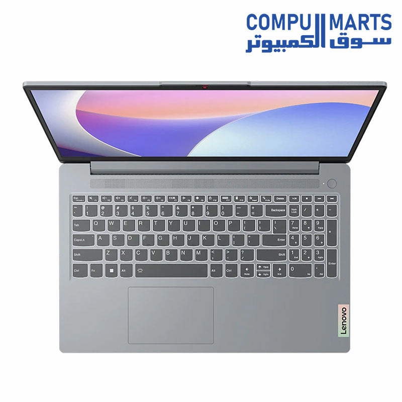Lenovo IdeaPad Slim 3 15IRH8 - 13th Intel Core i7-13620H, 16GB DDR5-4800 MHz, 512 GB SSD, Integrated Intel UHD Graphics, 15.6" FHD (1920x1080) IPS 300nits Anti-glare, Dos - Arctic Grey