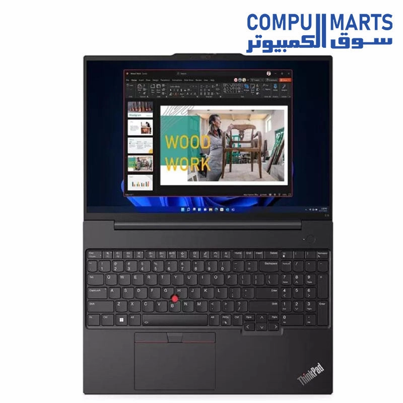 Lenovo ThinkPad E16 Gen 1 (21JNS08A00) Core i7-1355U \ 8GB RAM \ 512GB SSD \ Intel \ 16" WUXGA \ DOS