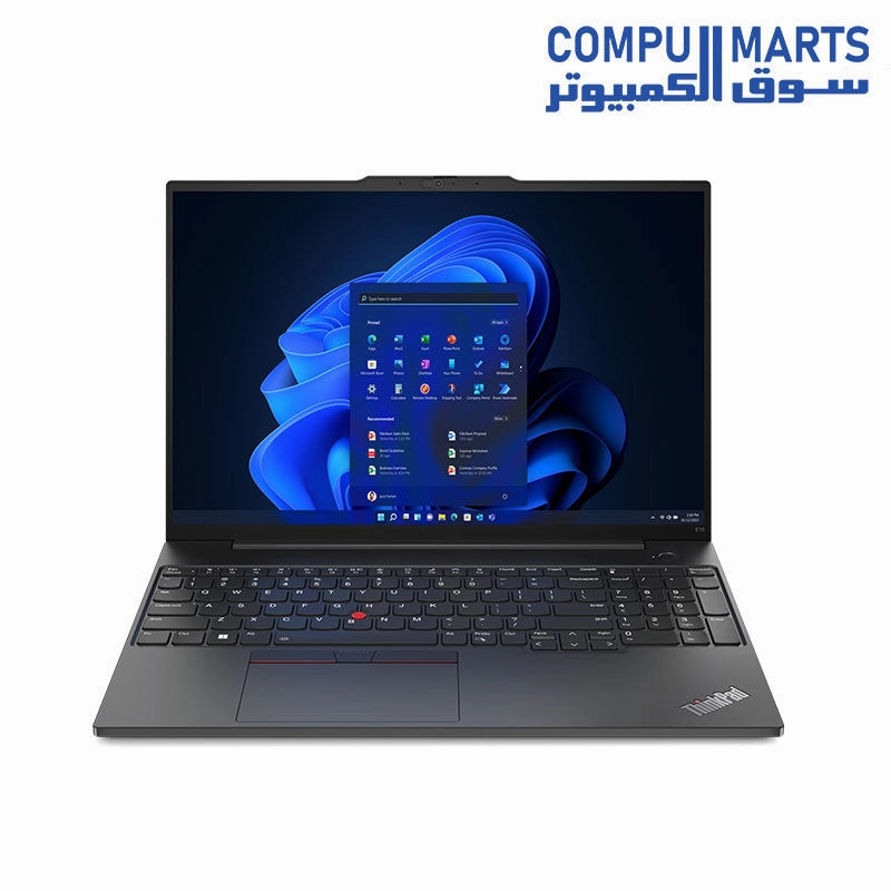 Lenovo ThinkPad-E16 Laptop - Intel Core  i5-1335U - 8GB - 512GB SSD - NVIDIA Geforce MX550 2GB - 16.0" FHD - Graphite Black mini pc,computer