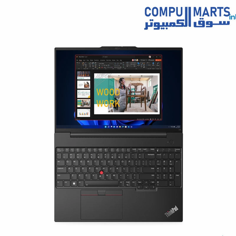 Lenovo ThinkPad-E16 Laptop - Intel Core  i5-1335U - 8GB - 512GB SSD - NVIDIA Geforce MX550 2GB - 16.0" FHD - Graphite Black
