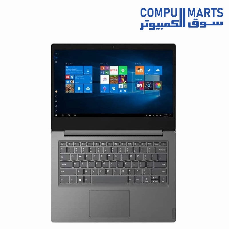 Lenovo V14 Laptop, AMD Ryzen 3 3250U, 14 Inches FHD, 1TB HDD, 4GB RAM, AMD Radeon Graphics, DOS - Grey 82C600DJAX