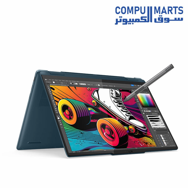 Lenovo Yoga 7 2-in-1 14IML9 intel core Ultra 7 155H 16 Cores  Intel Arc Graphics  16GB DDR5 7467  1TB SSD  14 WUXGA OLED 100% DCI-P3 touch  Win 11 Home  Lenovo 600 Bluetooth Silent Mouse
