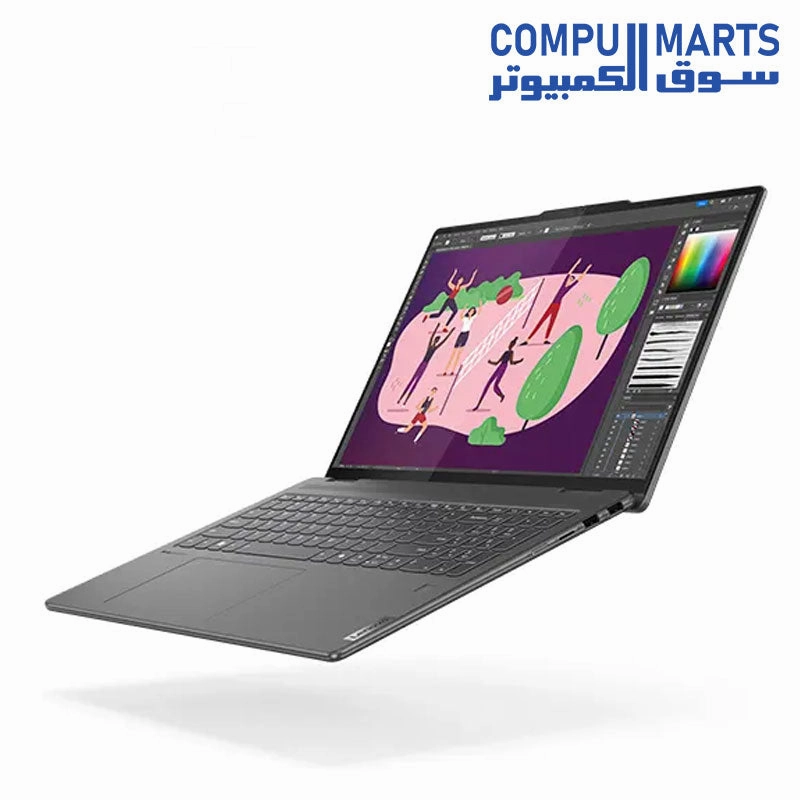 Lenovo Yoga 7 2-in-1 Intel Ultra 7 155U, 16" WUXGA Touchscreen, 16GB LPDDR5 RAM, 1TB SSD, WiFi 6E, BT, Backlit, Fingerprint, Face Recognition, 1080p Camera, Windows 11 Pro