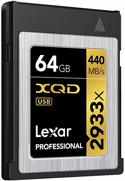 LEXAR PROFESSIONAL 64GB 2933X XQD 2.0 camera