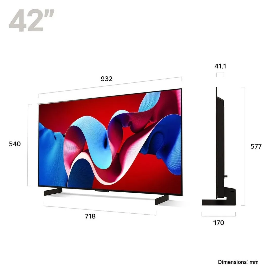 LG 42 Inch C4 OLED TV | OLED42C44LA.AEK