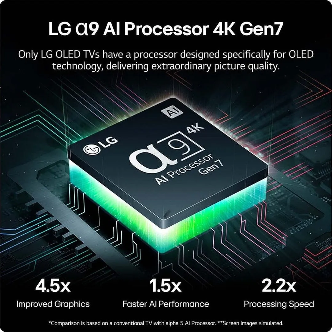 LG 55 Inch C4 OLED TV 4K Smart TV  | OLED55C44LA.AEK