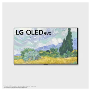 LG 55" 4K Gallery Design Smart 120HZ OLED EVO TV - OLED55G1PUA tv wall mount, 55 inch tv