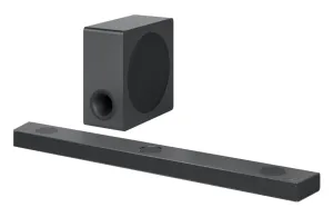 LG 570W 5.1.3ch High Res Audio Sound Bar with Dolby Atmos and Apple Airplay 2 - S90QY.DCANLLK tv wall mount, 55 inch tv