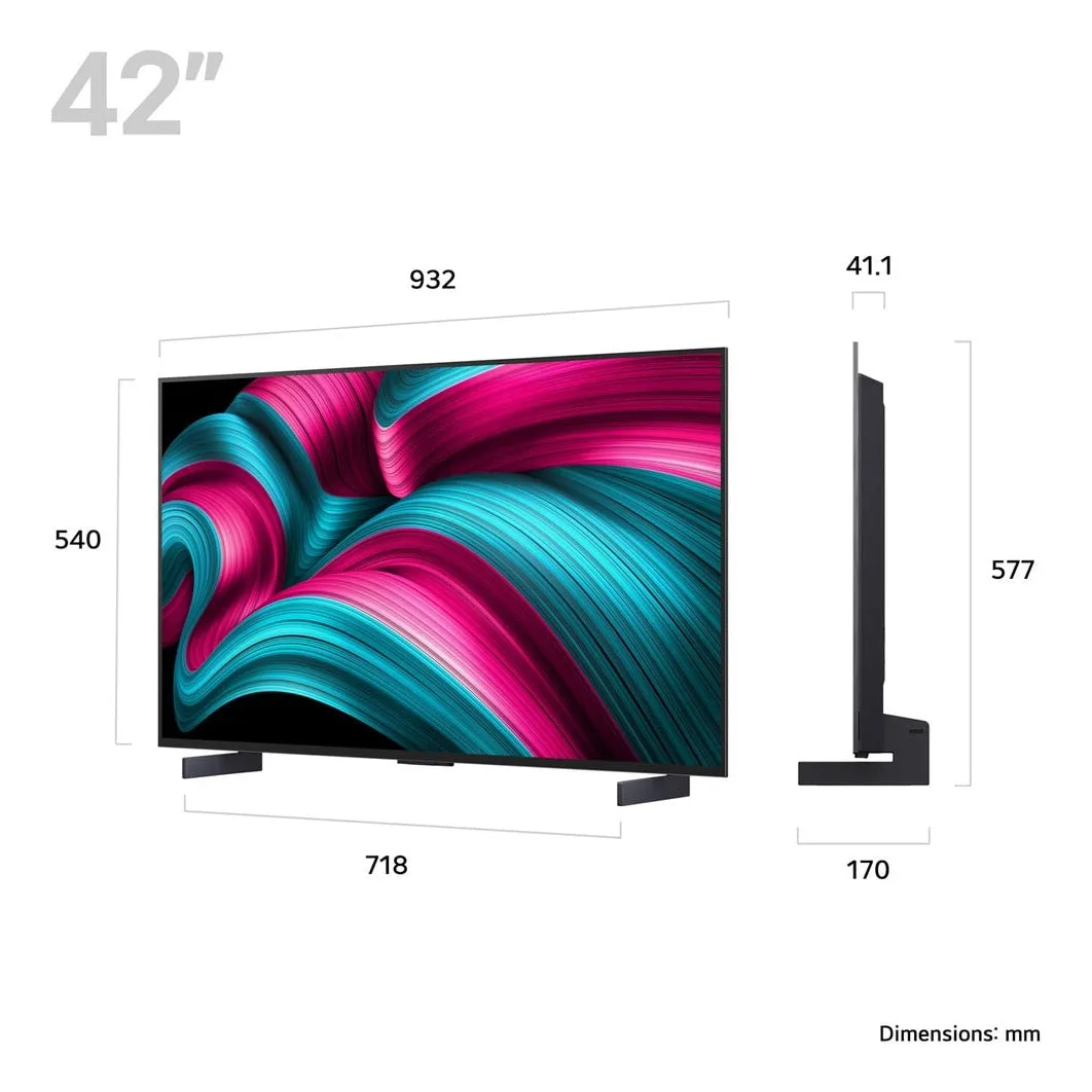 LG OLED AI 42" 4K HDR Smart TV | OLED42C54LA.AEK