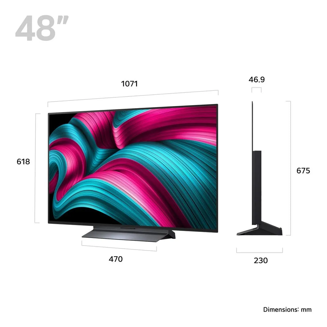 LG OLED AI 48" 4K HDR Smart TV | OLED48C54LA.AEK