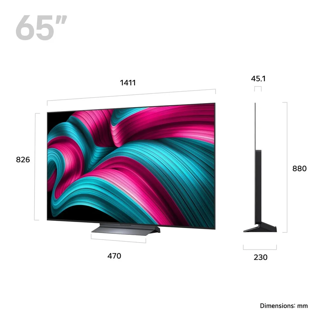 LG OLED AI 65" 4K HDR Smart TV | OLED65C54LA.AEK