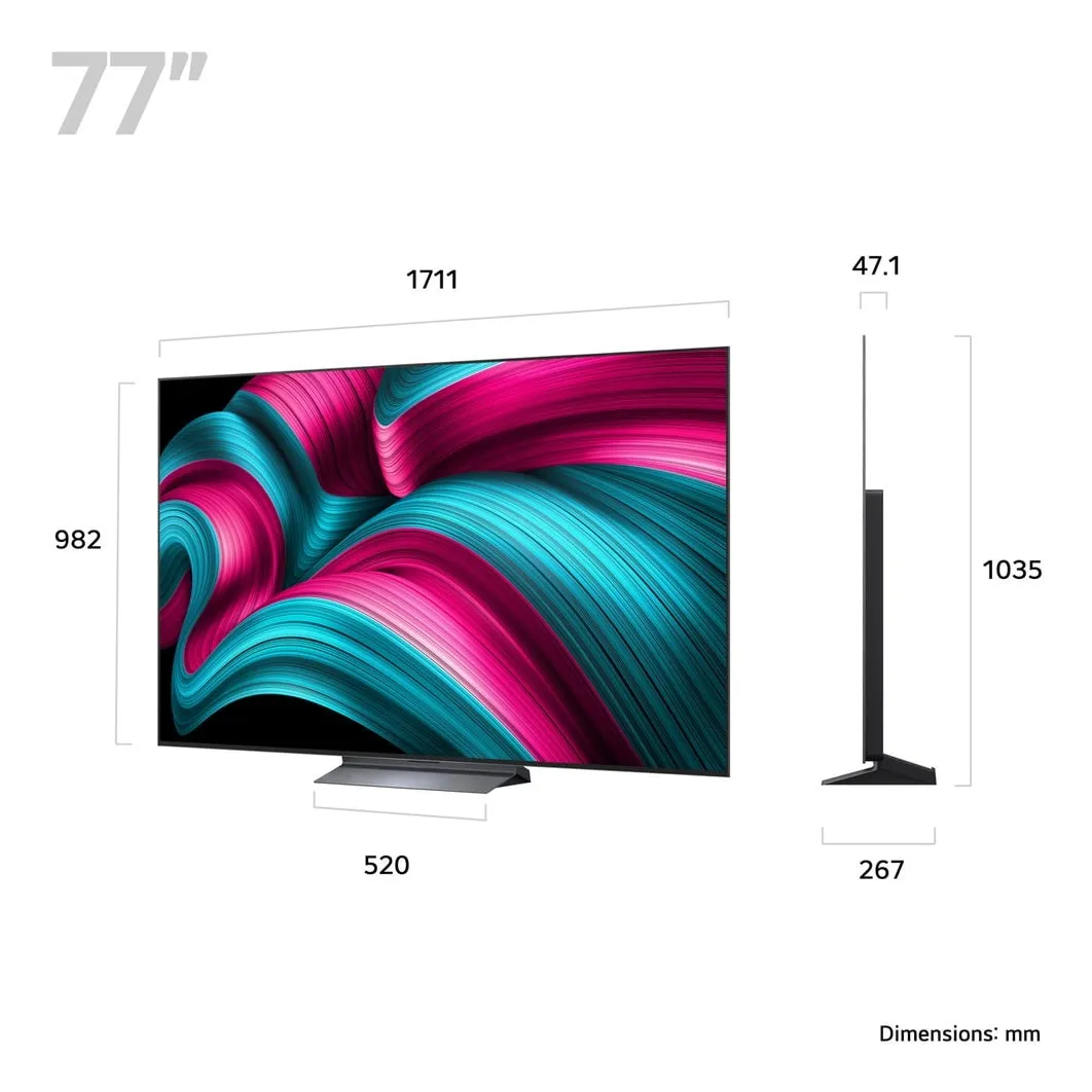 LG OLED AI 77" 4K HDR Smart TV | OLED77C54LA.AEK