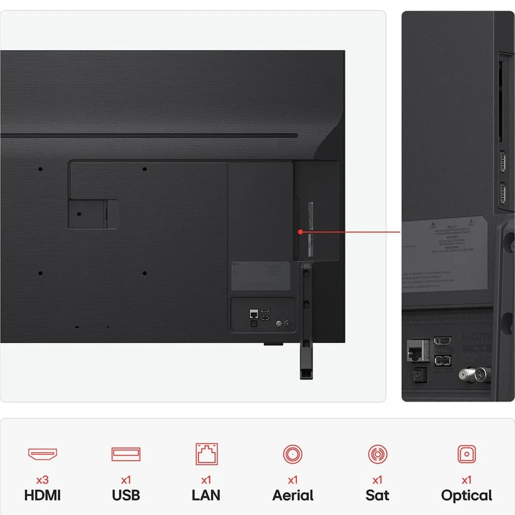LG QNED82 43" 4K HDR QNED Smart TV | 43QNED82A6B.AEK