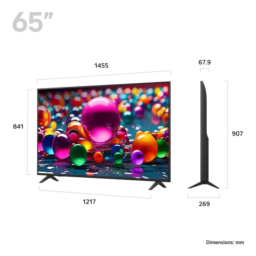 LG UA75 65" 4K UHD LED Smart TV | 65UA75006LA.AEK