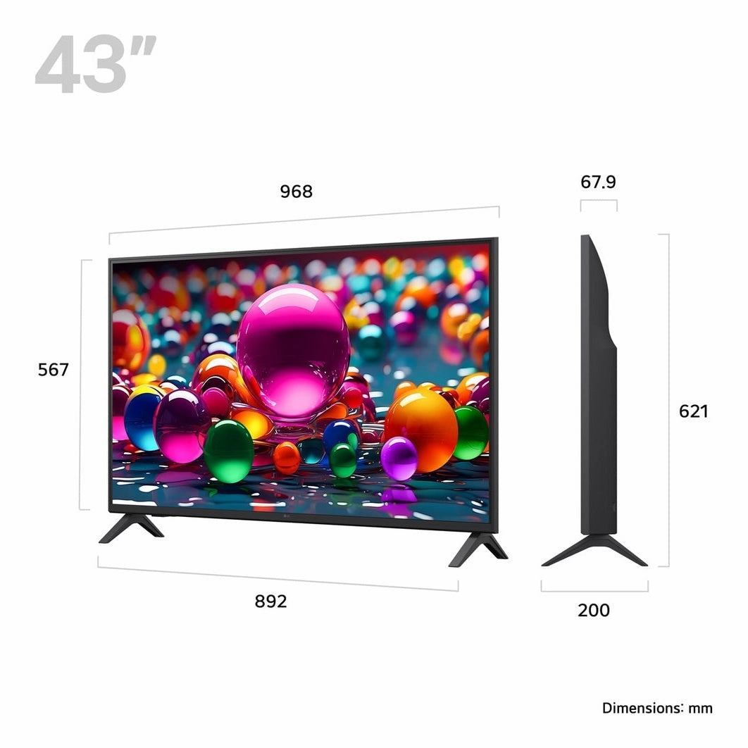 LG 43" 4K UHD Smart LED TV | 43UA75006LA.AEK