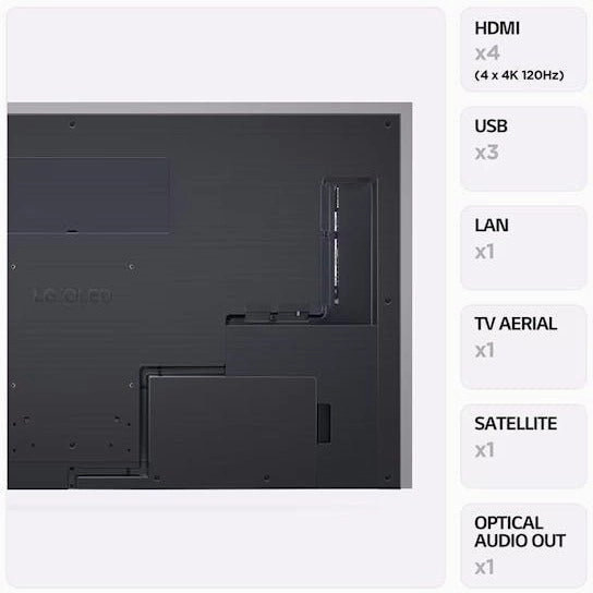 LG 55" G36 OLED EVO 4K Smart Television | OLED55G36LA.AEK