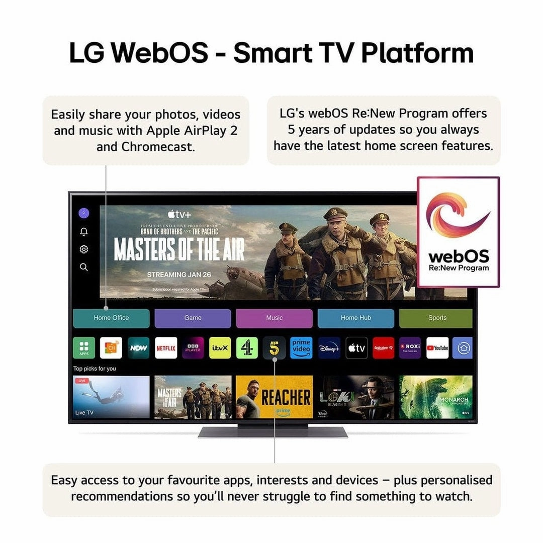LG 86 Inch NANO81 NANO TV (2024) | 86NANO81T6A.AEK