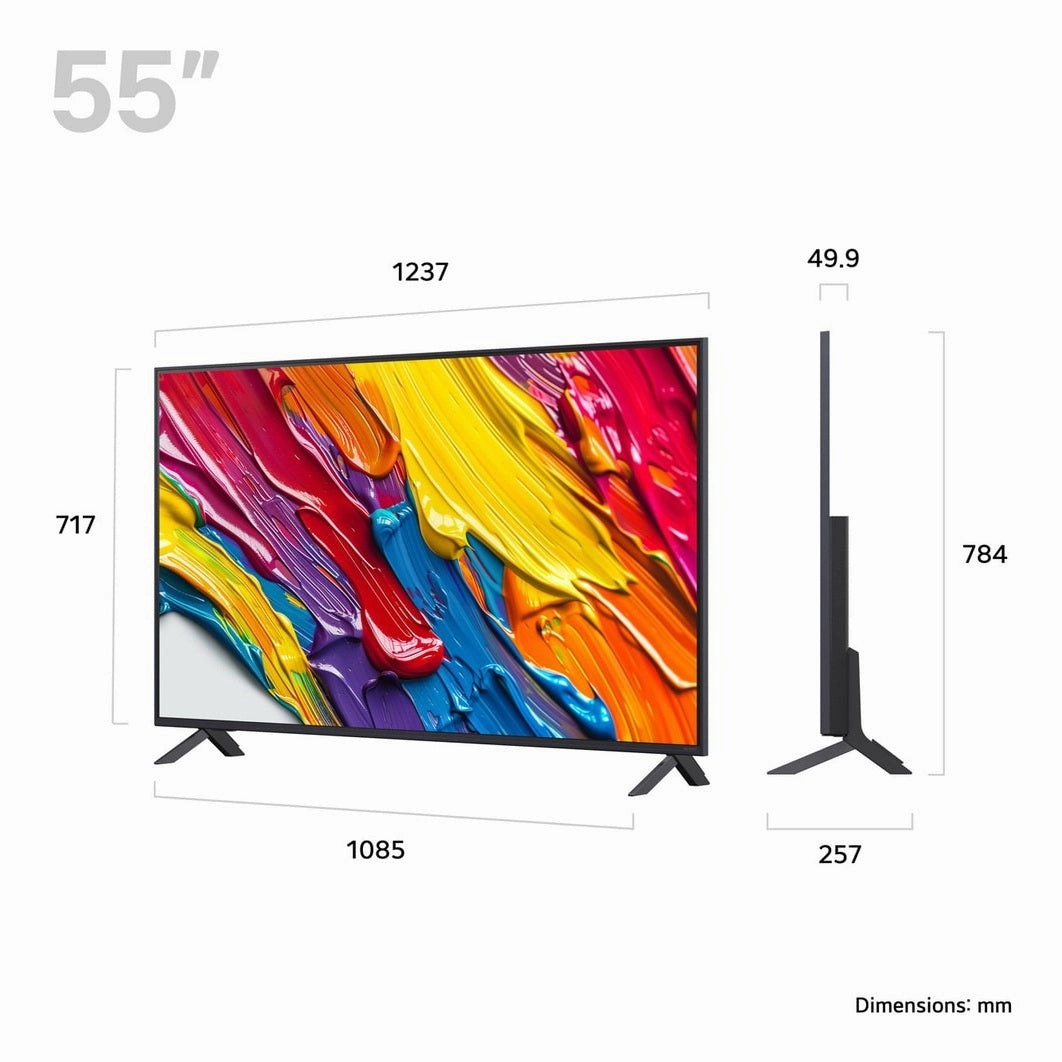 LG QNED AI 55" 4K HDR Smart TV | 55QNED82A6B.AEK