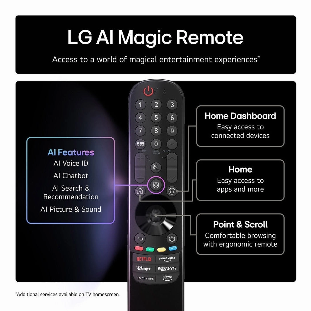LG QNED AI 55" 4K HDR Smart TV | 55QNED82A6B.AEK
