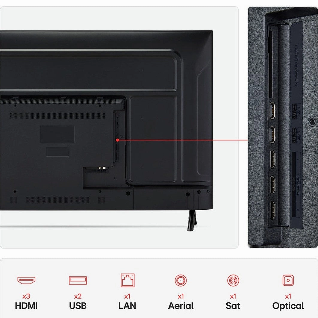 LG UA73 50" 4K UHD LED Smart TV | 50UA73006LA.AEKQ