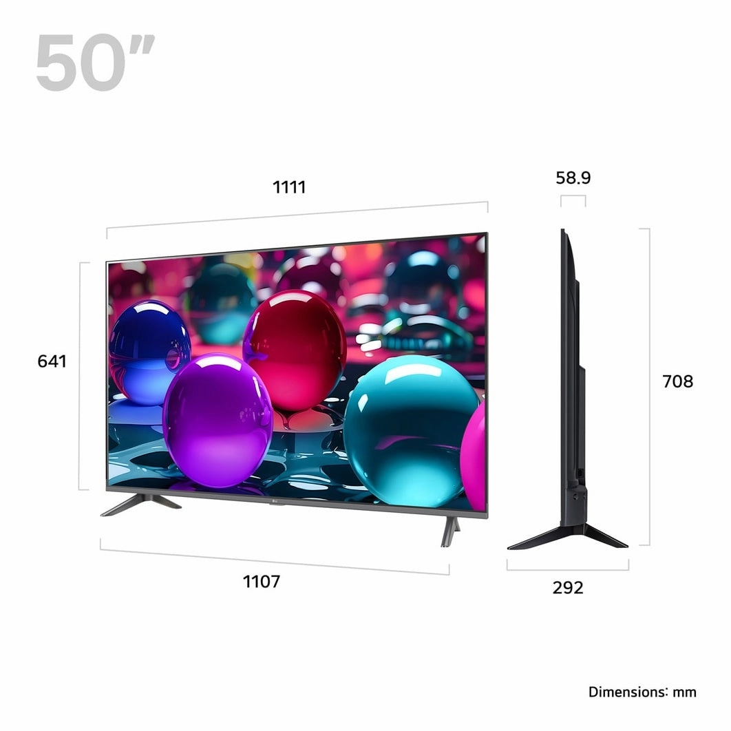 LG UA73 50" 4K UHD LED Smart TV | 50UA73006LA.AEKQ