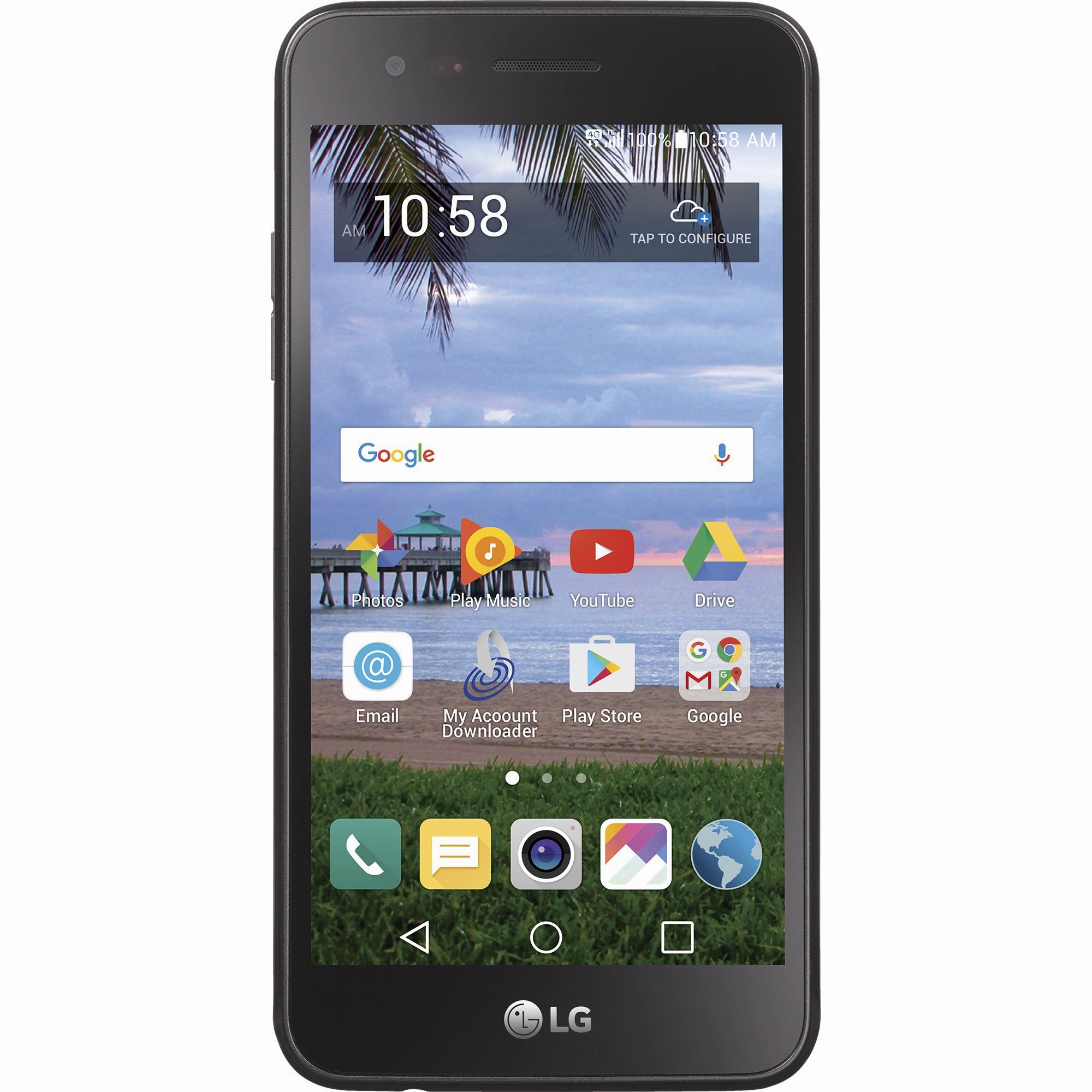 LG WFMLGL57BGP5 Rebel 2 4G LTE Walmart Family Mobile Prepaid Smartphone