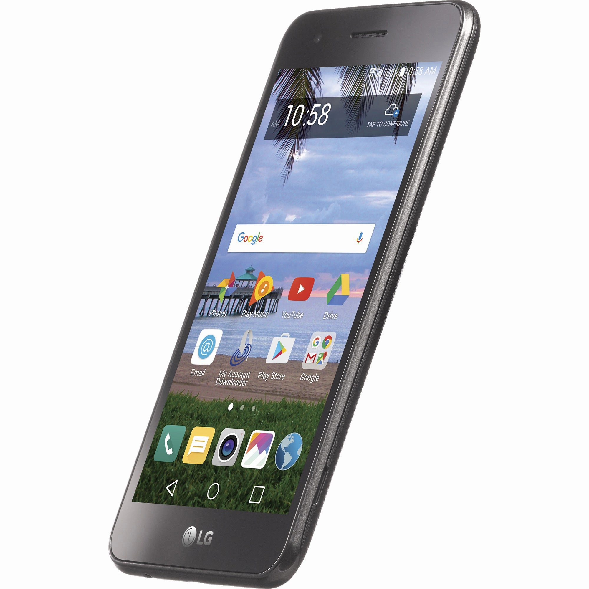 LG WFMLGL57BGP5 Rebel 2 4G LTE Walmart Family Mobile Prepaid Smartphone