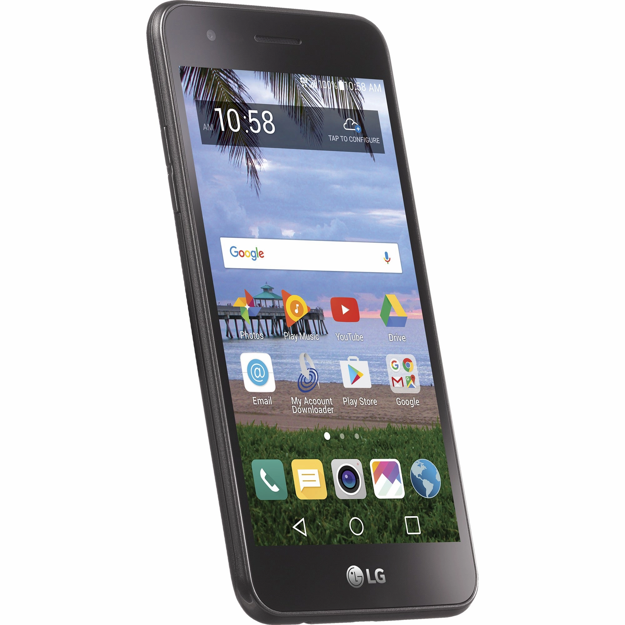 LG WFMLGL57BGP5 Rebel 2 4G LTE Walmart Family Mobile Prepaid Smartphone