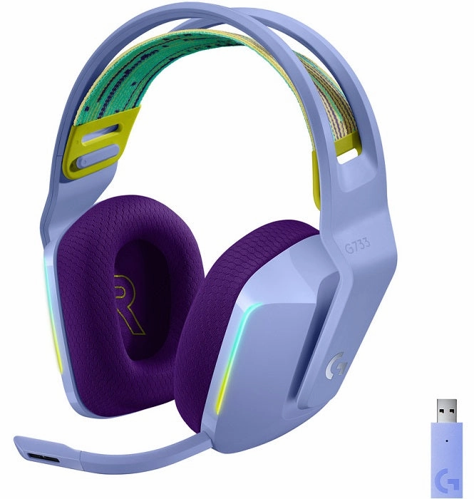 Logitech G733 LIGHTSPEED Wireless RGB Gaming Headset (4 Colors)