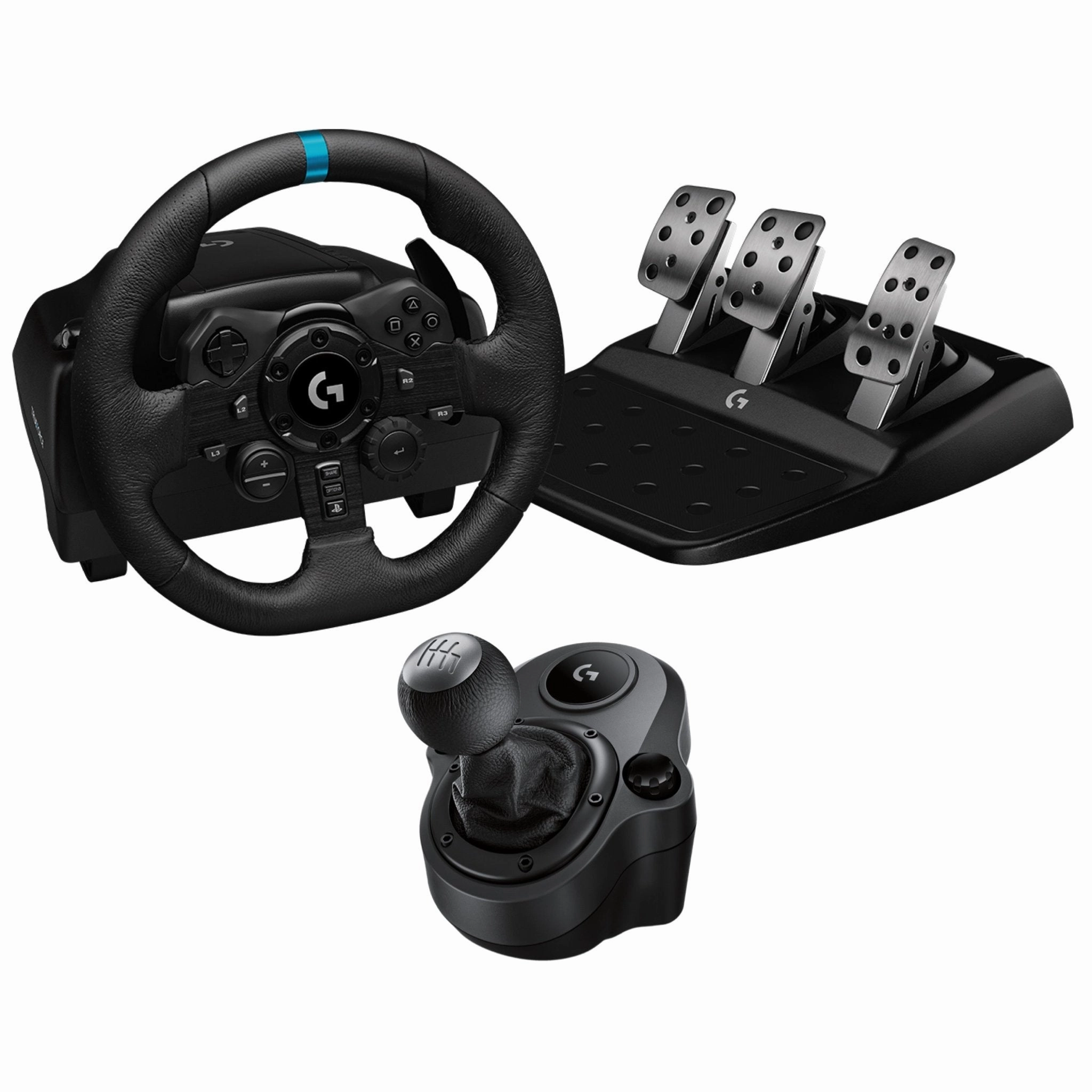 Logitech G923 Driving Force Racing Wheel   Shifter For PS5 & PS4