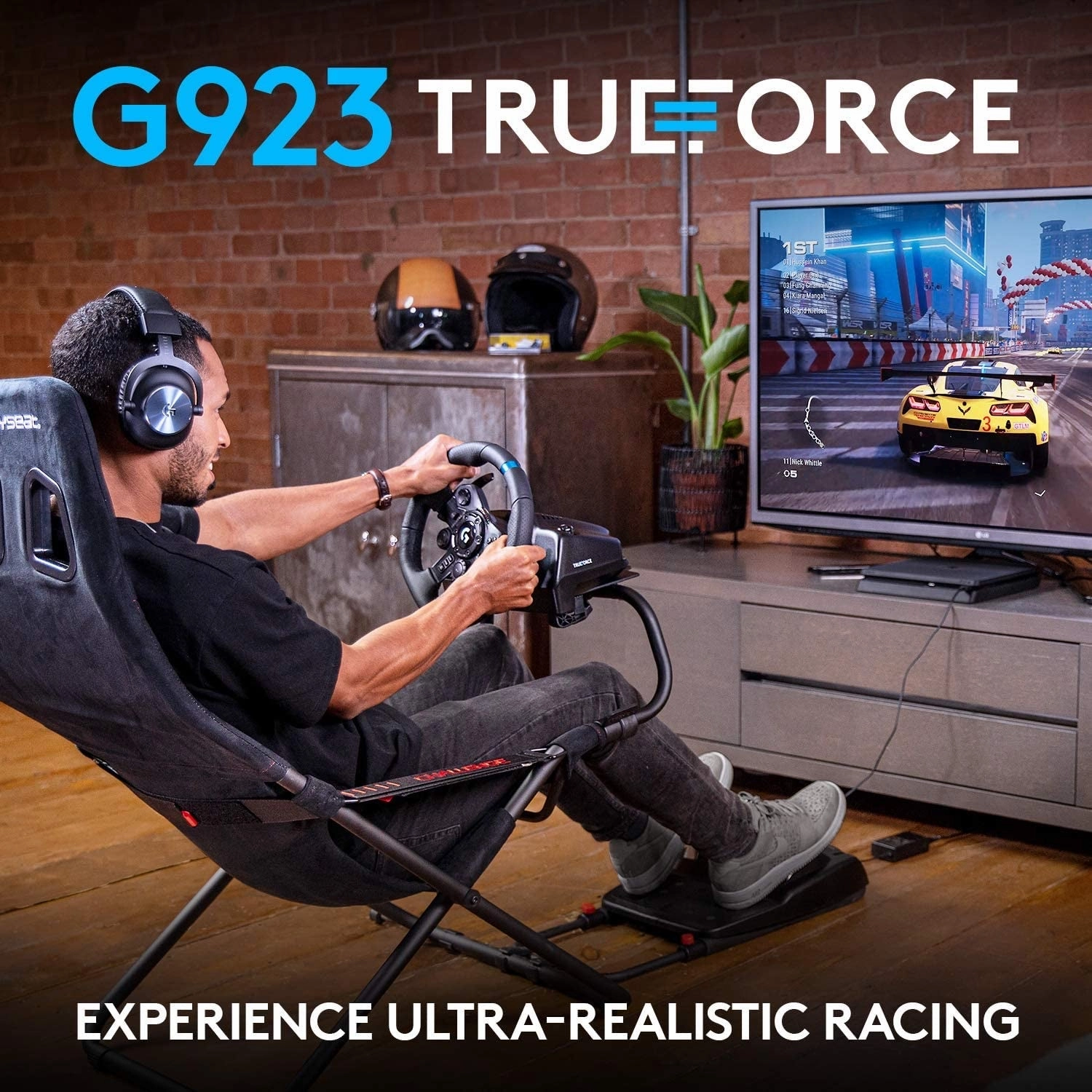 Logitech G923 Racing Wheel For PS5 & PS4 & PC