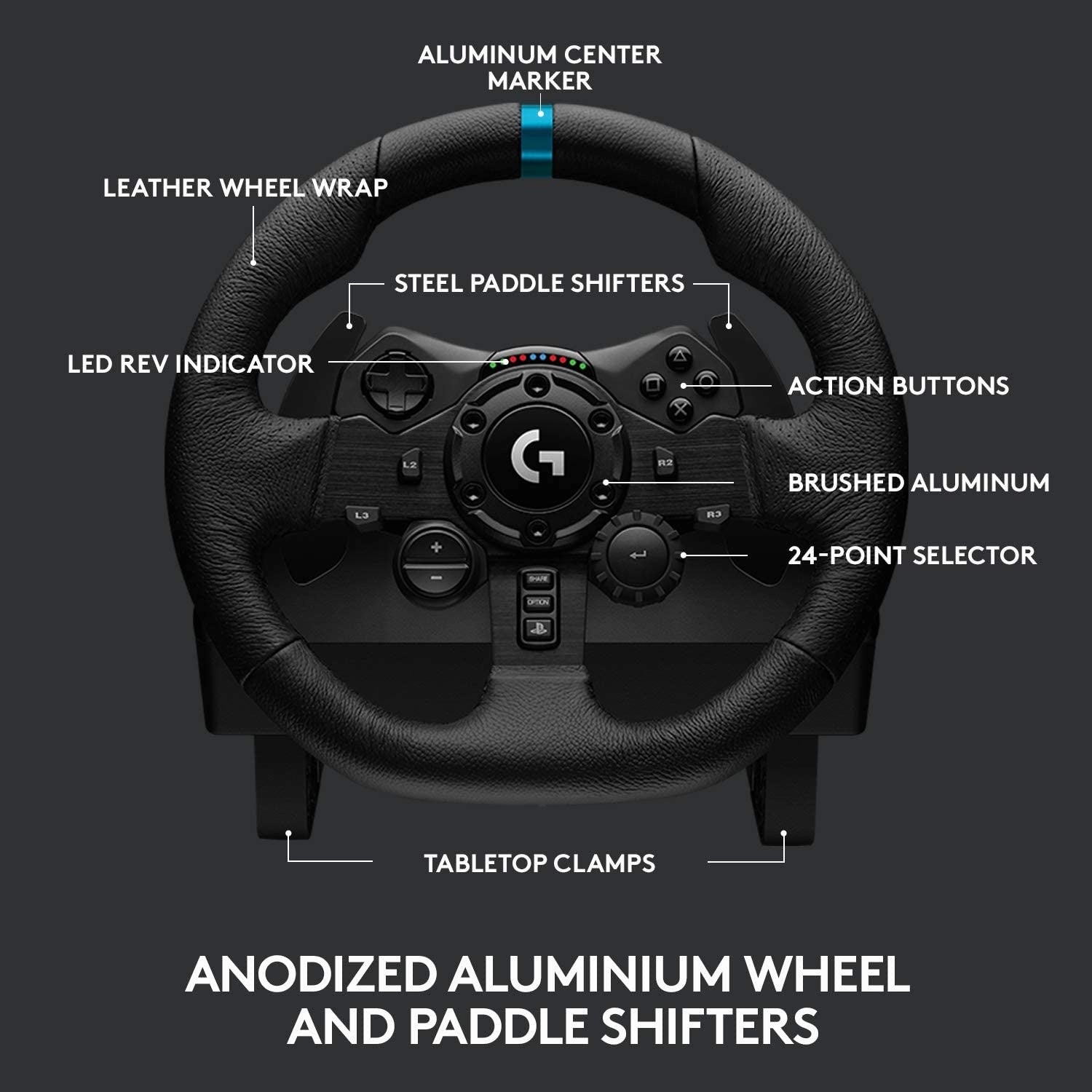 Logitech G923 Racing Wheel For Xbox & PC
