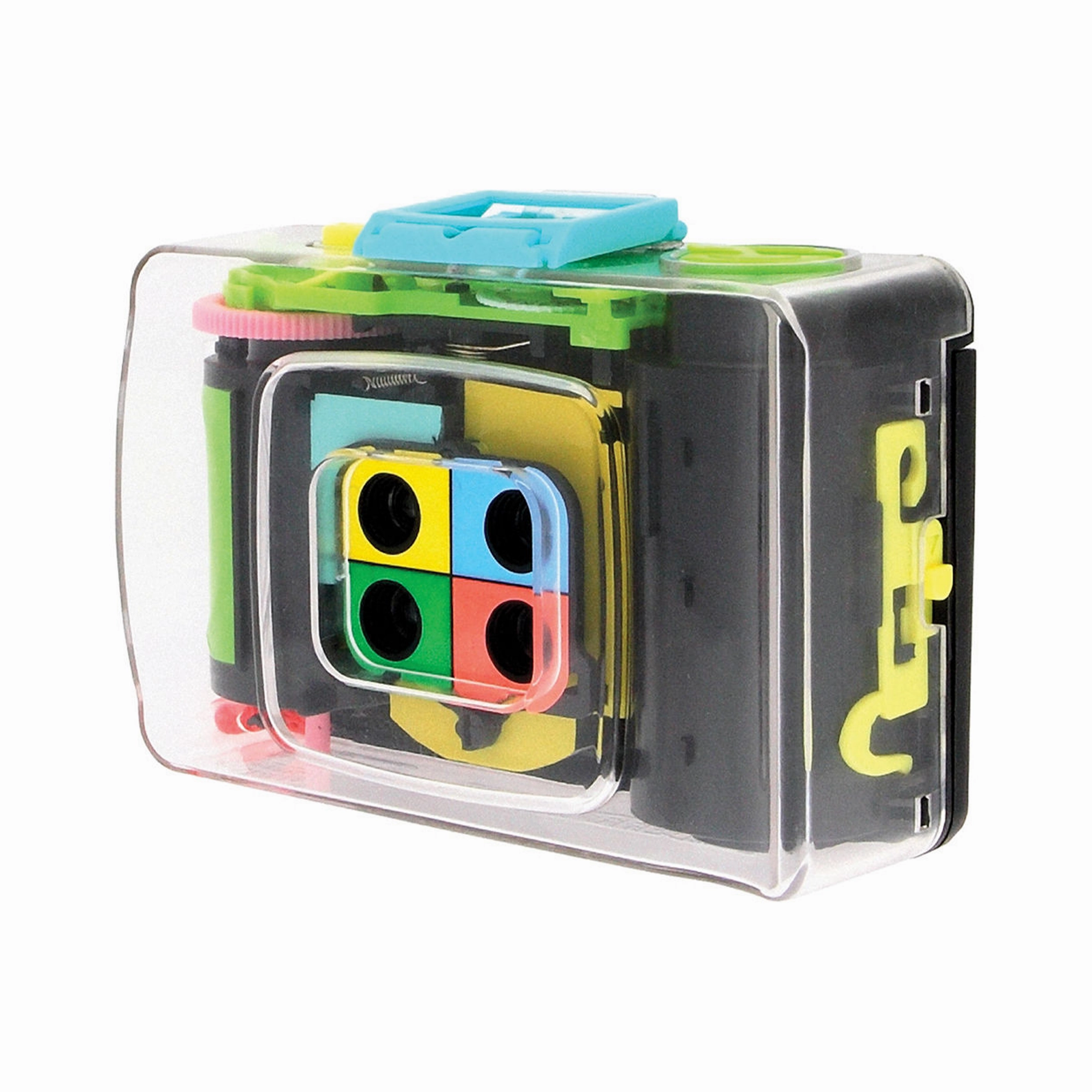 Lomography ActionSampler Fixed Focus 4-Lens 35mm Viewfinder Camera Kit - Clear