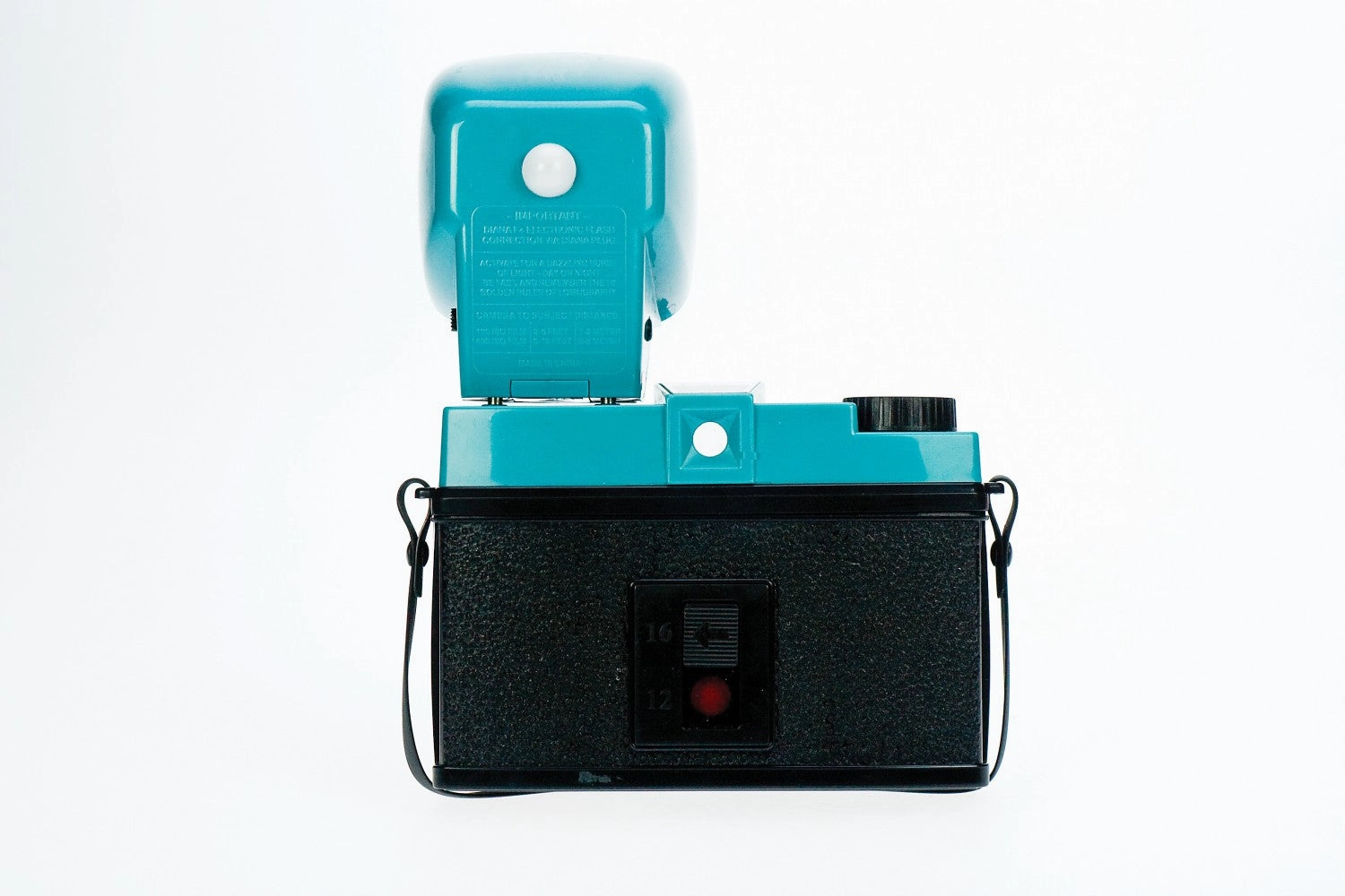 Lomography Diana F  Film Camera and Flash - Teal/Black