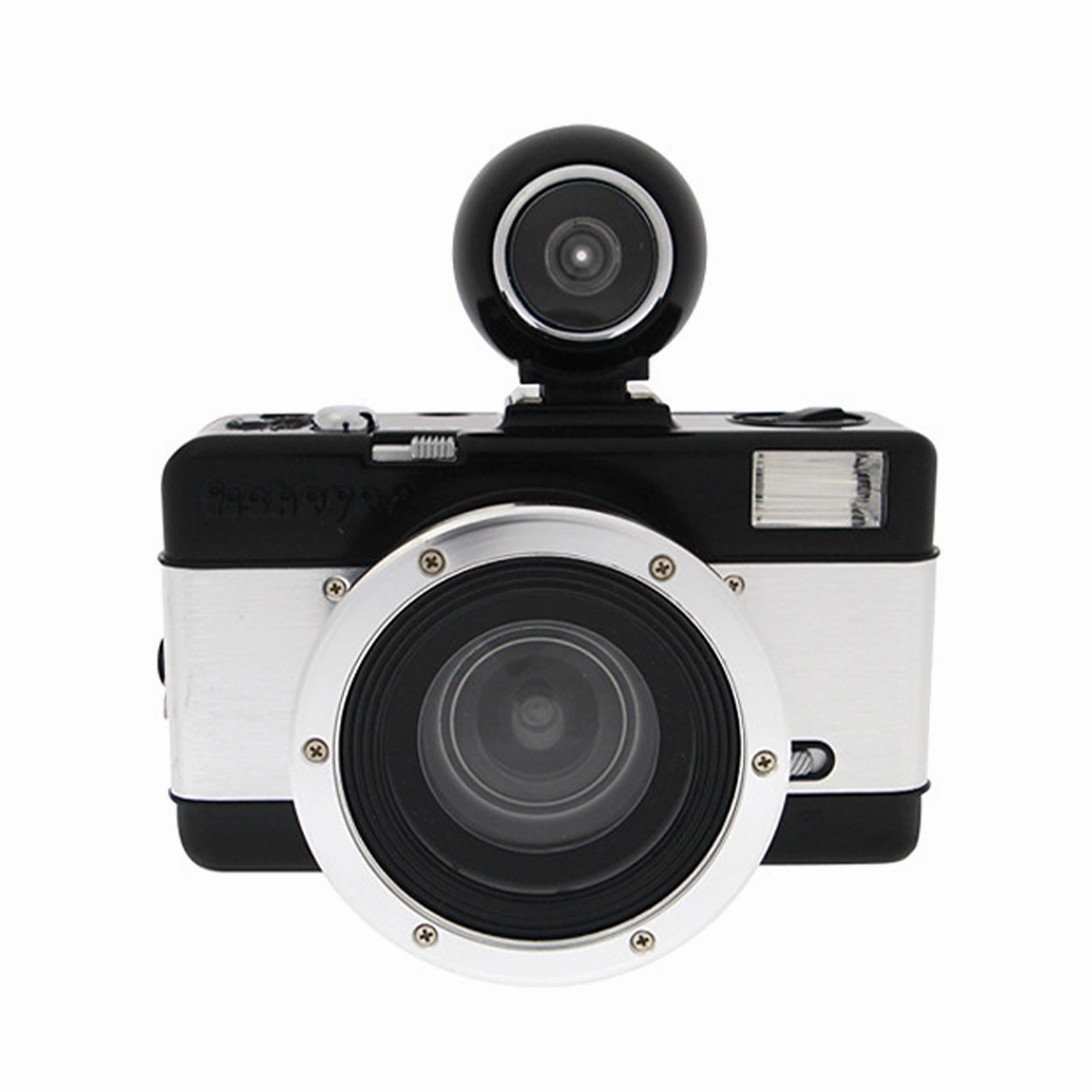 Lomography Fisheye No. 2 35mm Film Camera - Black & Silver mirrorless camera