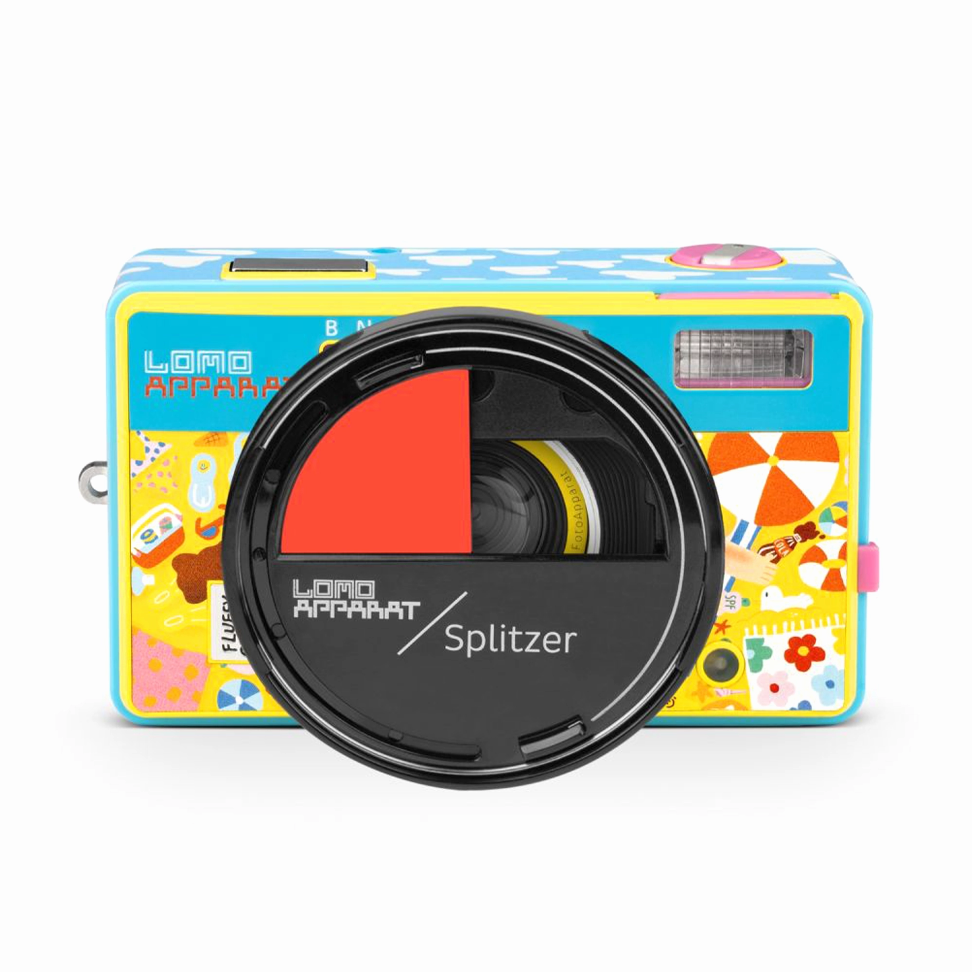 Lomography LomoApparat 21mm Wide-Angle 35mm Film Camera - Fluffy Omelet Edition