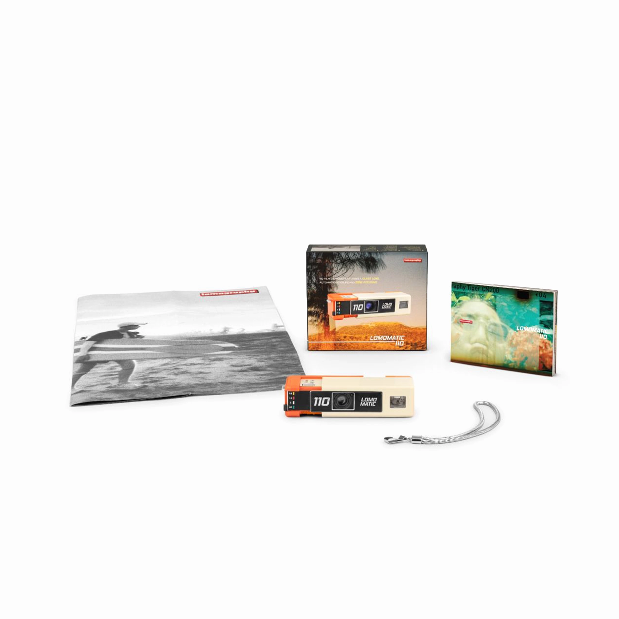 Lomography Lomomatic 110 Camera - Golden Gate Edition