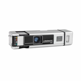 Lomography Lomomatic 110 Camera & Flash - Metal Edition mirrorless camera