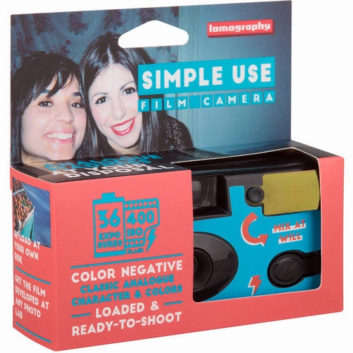 Lomography Simple Use Reloadable 35mm Film Camera - Color Negative 400