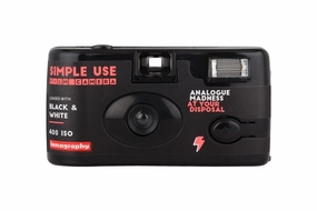Lomography Simple Use Reloadable 35mm Film Camera - Lady Gray 400 black & white mirrorless camera