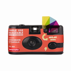 Lomography Simple Use Reloadable 35mm Film Camera - LomoChrome Metropolis mirrorless camera