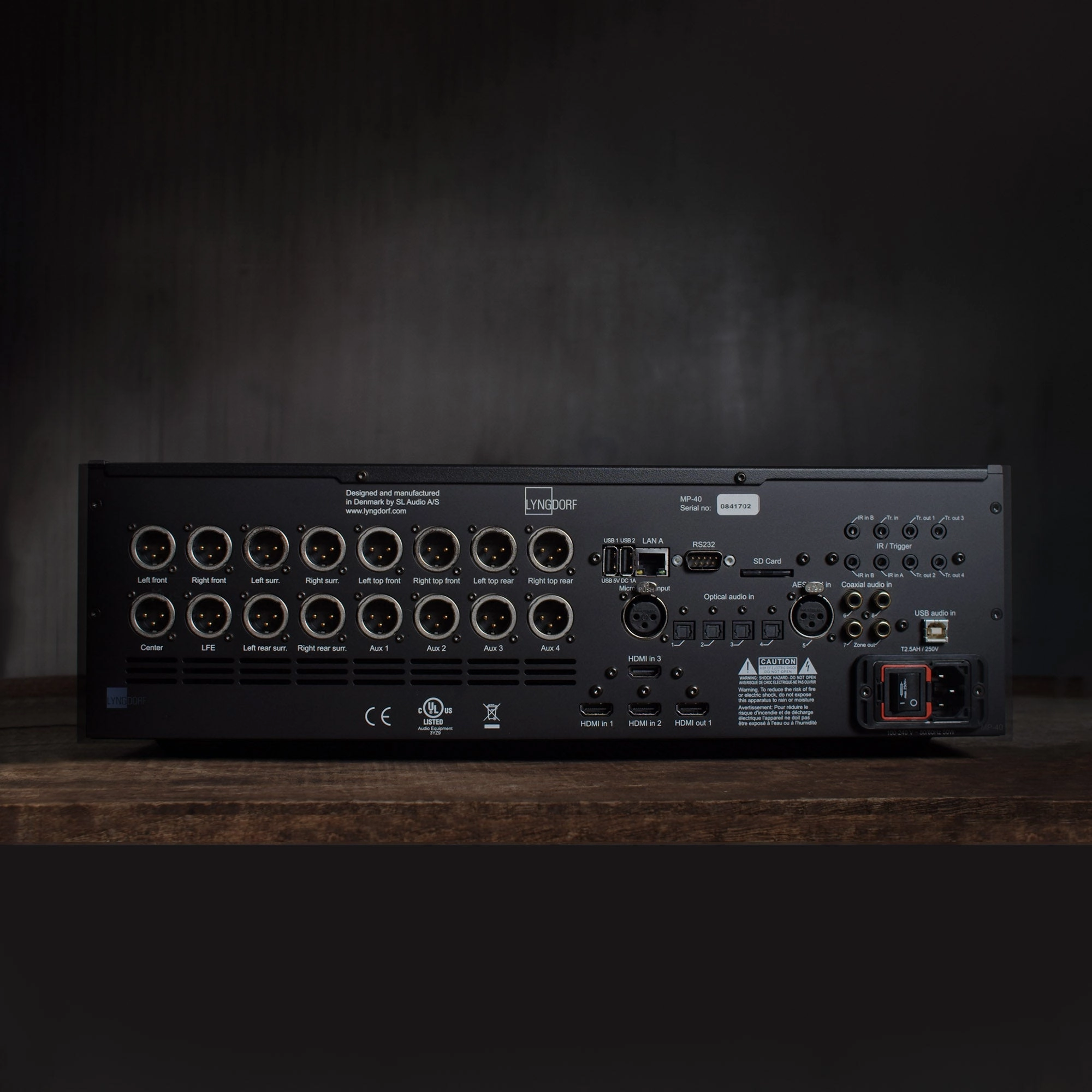 Lyngdorf MP-40 2.1 AV Processor with RoomPerfect
